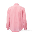 高品質の安いピンクの夏のカジュアルウェアシャツ